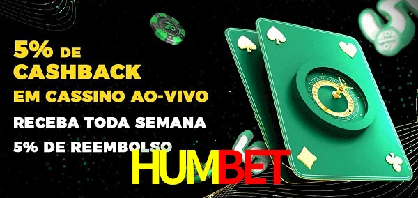 Promoções do cassino ao Vivo HUMBET